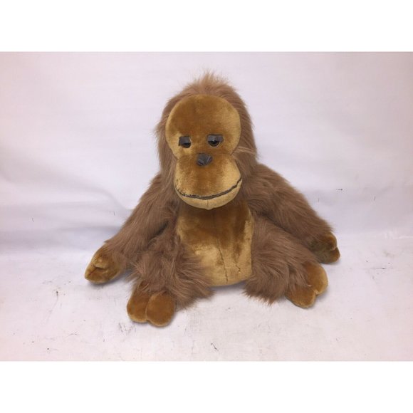 Plush Orangutan Monkey - Classic Toy Company - Long hair / Leather - Picture 2 of 10